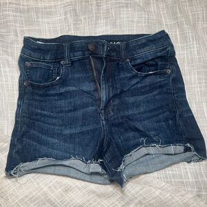 American Eagle Outfitters Blue Jean Shorts High-Waisted